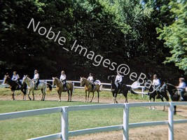 1965 Teen Girls Horseback Equestrian Competition Kodachrome 35mm Slide - £4.35 GBP