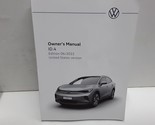 2022 Volkswagen ID.4 ID4 Owners Manual [Paperback] - $122.49