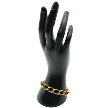 Vintage Gold Tone Chain Link Bracelet Classic Chic - £46.00 GBP