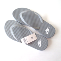 Nike Men On Desk Flip Flop Slides Sandal - CU3958 - Gray 003 - Size 13 - NWT - £14.42 GBP