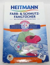 Heitmann In-Wash Protection Sheets -COLORED Fabrics -FREE Shipping - £7.39 GBP