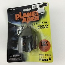 Planet Of The Apes Keychain Face Changes Mean To Ferocious Vintage 2001 New - £17.17 GBP