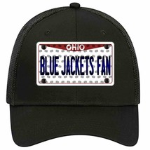 Blue Jackets Fan Ohio Novelty Black Mesh License Plate Hat - £22.88 GBP