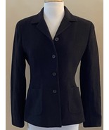 Lauren Ralph Lauren Wool Blazer Jacket Women&#39;s Size 4 Black Lined Vintag... - $54.33
