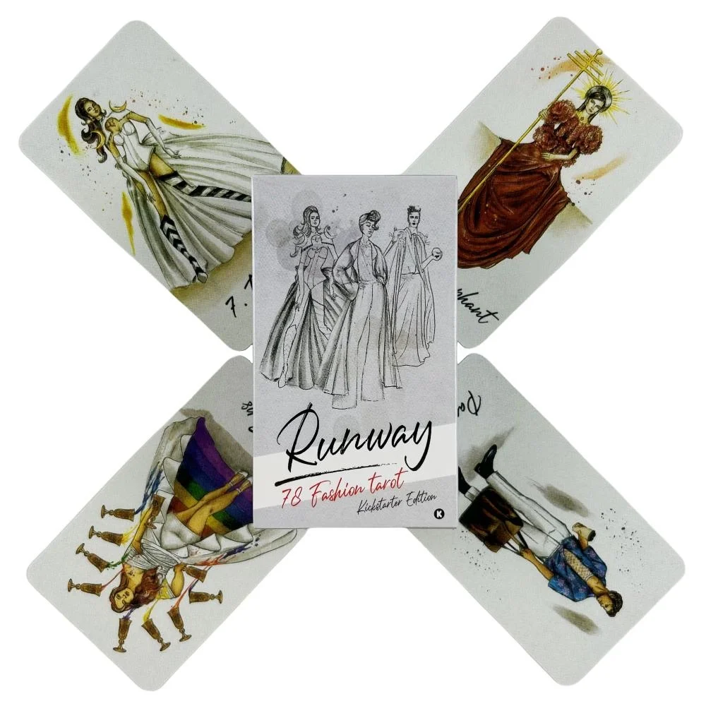 Runway Tarot Cards A 80 Deck For Beginners Deck Oracle English Visions Divinatio - £84.86 GBP