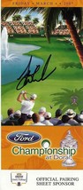 Stewart Cink Signed 2005 Ford Championship at Doral Pairing Sheet - $34.64