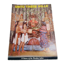 Vintage Program Ephemera Unto These Hills A Drama of the Cherokee Indian 1960s - £19.64 GBP