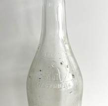 First National 1 PT 12 FL oz Vintage Glass Bottle Somerset Massachusetts  - £10.20 GBP
