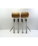 87 Mercedes W126 420SEL headrest set, rear seat, w/rails, palamino - $383.44 CAD