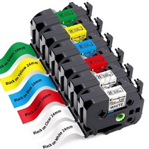 Pt-D600 Label Tape 24Mm Compatible With Brother Tze P-Touch Tape 24Mm 0.... - $59.84