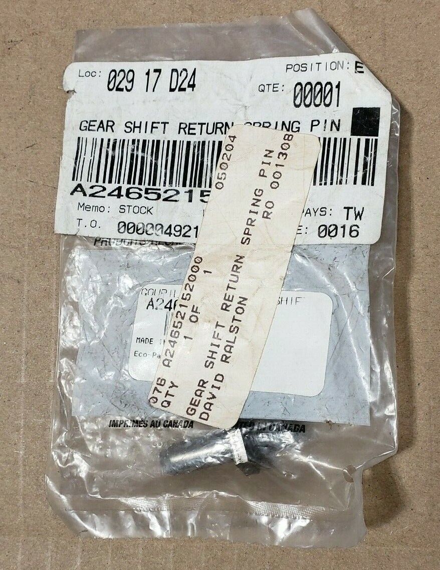CAN-AM Gear Shift Return Spring Pin, 24652-152-000 A24652152000 - $5.75