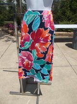 Nwt Liz Claiborne Tropical Floral Print Knit Skirt Xlt - £12.63 GBP
