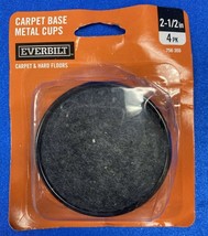 Everbuilt - Carpet Base Metal Cups 2 1/2” 4 PK - £2.32 GBP
