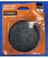 Everbuilt - Carpet Base Metal Cups 2 1/2” 4 PK - £2.31 GBP