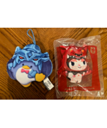 McDonalds Happy Meal Toy 2 Pc Lot: Yu Gi Oh Mini Plush Characters, Anime - $5.93