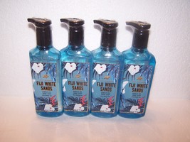 Bath &amp; Body Works Fiji White Sands Gentle Gel Hand Soap New Lot of 4 - £27.17 GBP