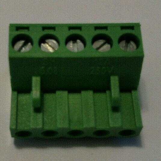 5 pin - 5.00mm  Pluggable Quick Connector - Terminal Block - Phoenix Plug - $2.95