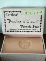 1969 Peaches n&#39; Cream Complexion Bar Soap - Carolina Soap &amp; Candle Makers 3.3oz - $9.46