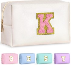 Mothers Day Gifts for Mom - Initial Cosmetic Bag Travel Bag, - £13.02 GBP