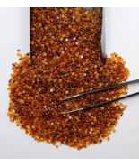 100 Pieces 2 to 3 MM Natural hessonite garnet  Gemstone Cabochon, Top Qu... - $14.99
