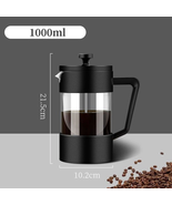 350/600/1000ml French Press- Maker Thickened Glass Coffee Press Espresso - £8.97 GBP+