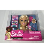 NIB- Barbie Fashionistas 8-Inch Styling Head, Blonde - £18.36 GBP