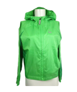 Sierra Designs Hooded Rain Jacket Shell Packable green kids Size M - $15.00