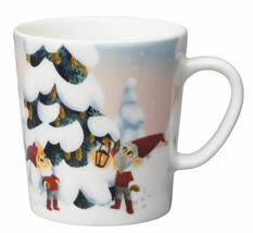 Arabia FINLAND Santa Claus Mug 0.3L Christmas Tree / Joulukuusi *NEW - $737.95 MXN