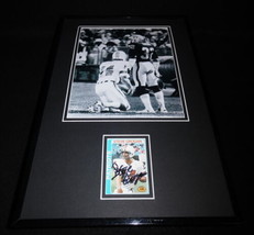 Steve Grogan Signed Framed 11x17 Photo Display Patriots - £55.38 GBP