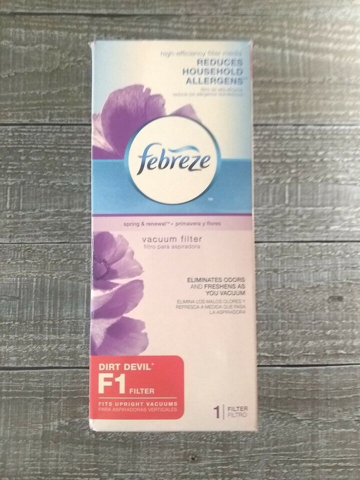 Febreze Spring & Renewal Vacuum Filter  Dirt Devil F1 Filter