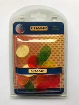 CHAMP FLUORESCENT NEON GOLF BALL MARKERS. PACK OF 12 - €2,98 EUR