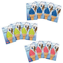 Cool Pup Mini Ice Cream Cone Toy Pack - Set of 12 Durable Toys - £73.15 GBP