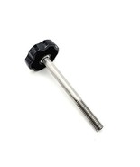 5/16&quot; x 3 1/2&quot; Thumb Screw Bolts Black Fluted Clamping Knob Stainless Steel - £9.95 GBP+