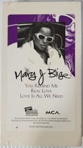 MARY J. BLIGE - &quot;YOU REMIND ME&quot;, &quot;REAL LOVE&quot; VHS FACTORY SEALED MCA Prom... - €13,89 EUR