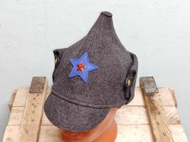 Authentic WW1-WW2 Relic Soviet Red Army Budenovka NKVD USSR ,winter Hat - $56.43