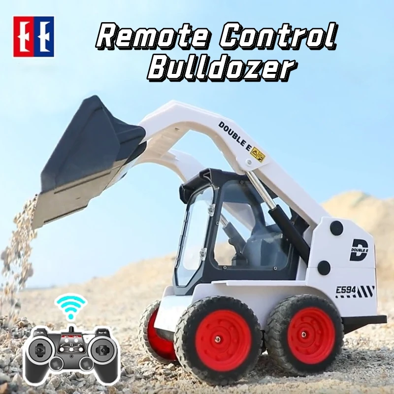 Double E 1:14 Rc Truck Toys for Boys Remote Control Excavator Skid Steer with - £63.13 GBP
