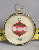 Vintage General Motors GMC 1981 Christmas Tree Ornament jds - £20.21 GBP