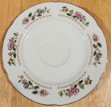 *CRESCENT RANMARU Fleur de Paradis (4) 6&quot;  Tea Cup Plates Porcelain Japan Floral - £19.31 GBP