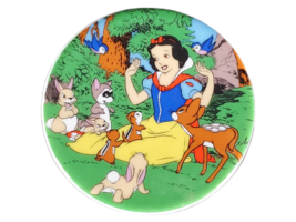 Disney Collectors&#39; Society Snow White &amp; Friends 1983 Charter Member Ceramic Disc - £9.20 GBP