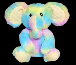 Spark Create Imagine Elephant Multicolor Tie Dye Rattle Crinkle Toy Plus... - $15.95