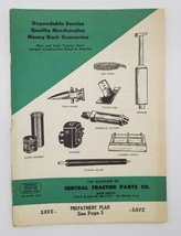 1961 Central Tractor Parts Company Catalog ~ Des Moines Iowa - $60.71