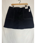 Black studded Denim mini skirt by Marc New York size 16 - $810.70 MXN