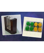 P9975 Zen Reed Diffuser Vase F1000 PartyLite Floater Candles Lemon and Kiwi - €28,42 EUR