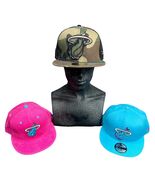Lot of 3 NBA Miami Heat Hats Caps - $39.59