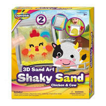 BMS Creative Kids 3D Sand Art Set - Chicken &amp; Cow - £30.54 GBP