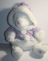 Disney Store Exclusive Winter White Winnie the Pooh in Purple Coat Plush - £11.60 GBP