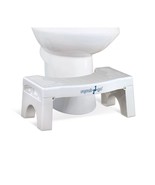 Squat N Go Folding Squatting Stool - 7&quot; Folding Toilet Stool - White - $19.80