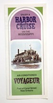 New Orleans Louisiana Vtg Voyageur Harbor Cruise Mississippi River Tour ... - $7.00