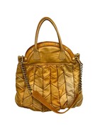 Sabina New York Genuine Leather Tote Bag With Chain Handle - $85.52 CAD