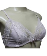 NWT KENSIE Pink LACE SEE THROUGH SHEER BRA BRALETTE LAYER UNDER Sz L - $17.96 CAD